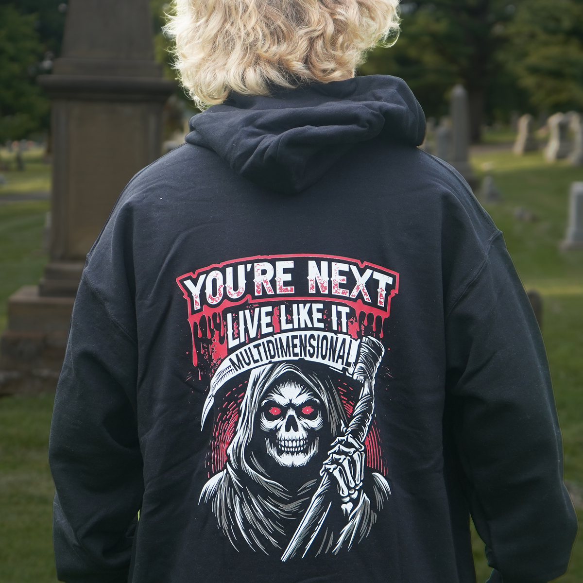 The Reaper Hoodie-Black
