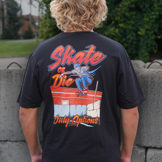 Skate or Die Night time-Tee